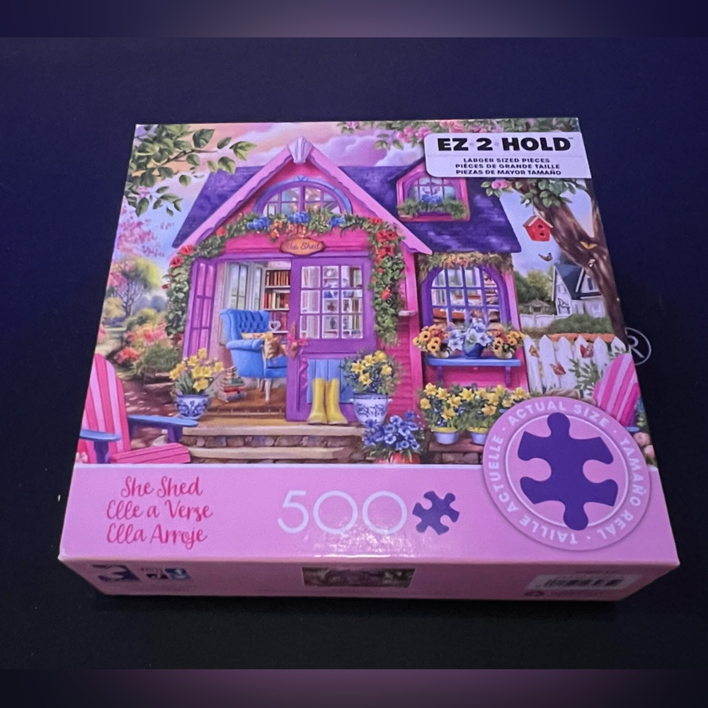 500 🧩 Pink She Shed Puzzle - Ceaco Jigsaw puzzle